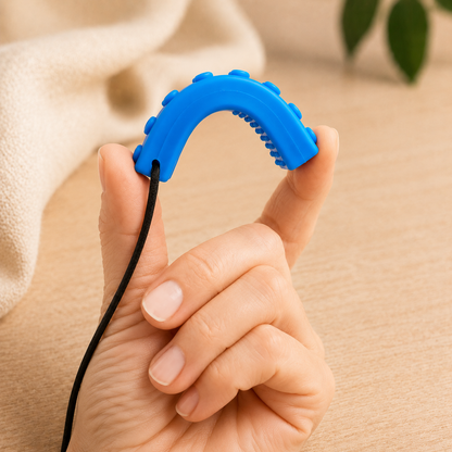 SensoNop | Bijt- en friemelketting met nopjes voor sensorische ondersteuning