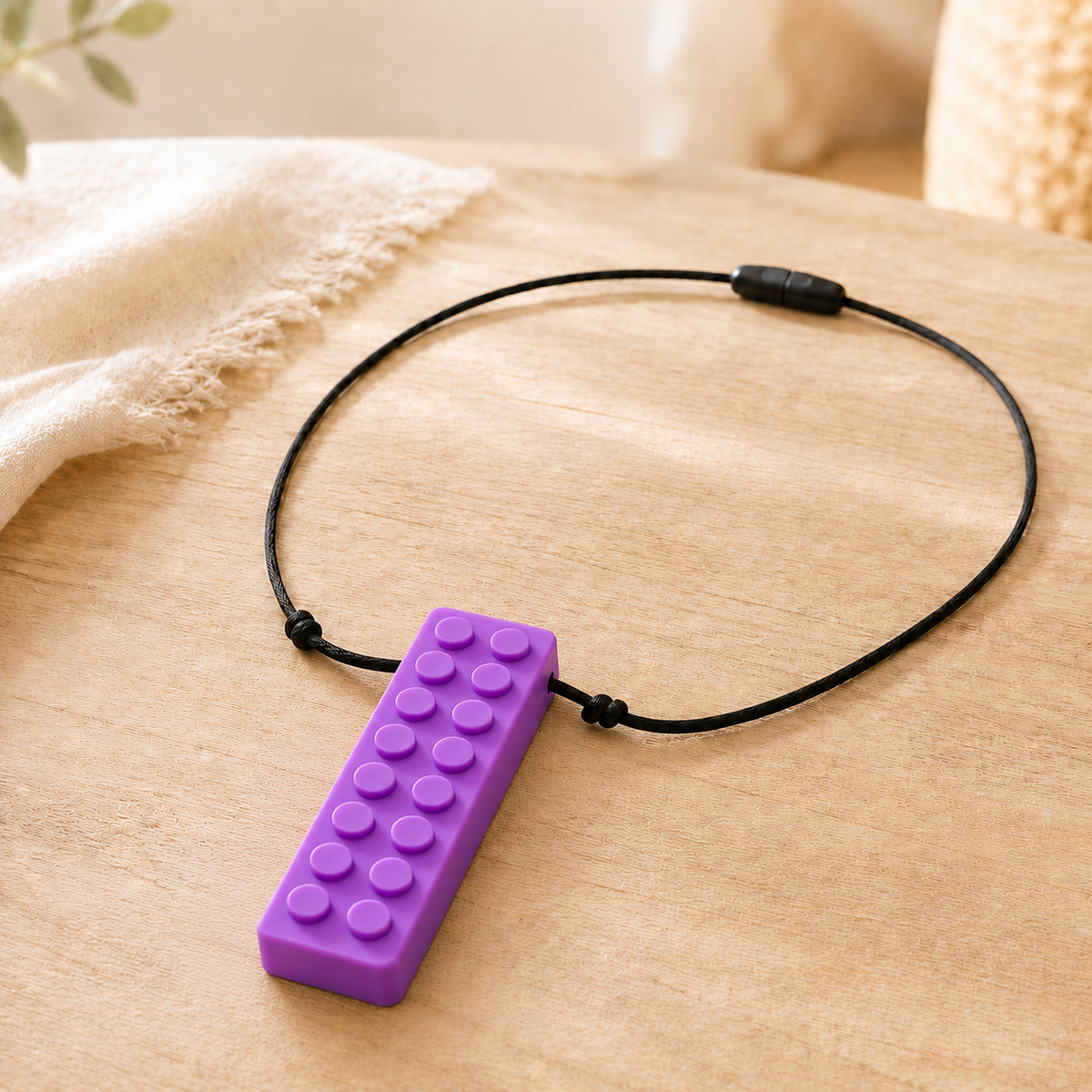 SensoNop | Bijt- en friemelketting met nopjes voor sensorische ondersteuning
